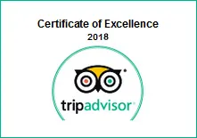 Tripadvisor certificate of excellence 2018